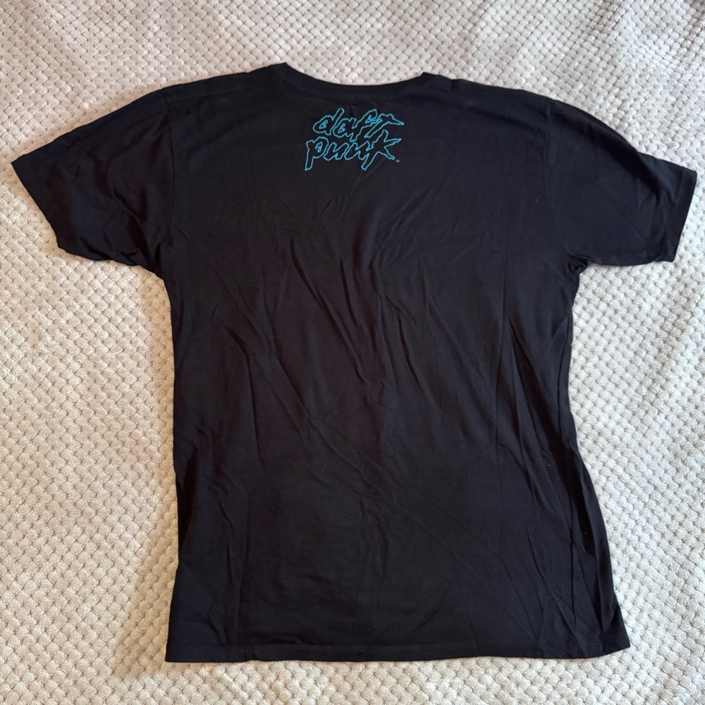 Disney Tron and Daft Punk Black Short Sleeve Tee with Bold Graphic - Picture 3 of 3